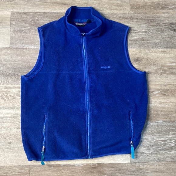 Patagonia Other - Vintage Patagonia blue XL mens zip up vest